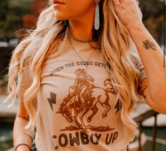 Cowboy Up Graphic Tee